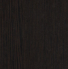 Витрина с зеркальной стенкой и узкими полками для музея серии Museum-ВСЗ-34, Дуб Венге
