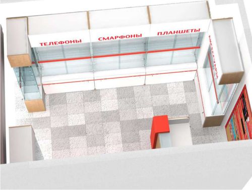Проект магазина сотовых телефонов МТС. Г. Москва. Замоскворецкий рынок, Болотниковская ул., д. 11, фото 4