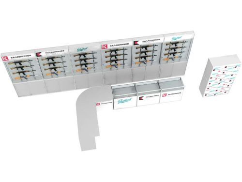 Дизайн витрин для оружия в магазины концерна Калашников. Г. Москва, ул. Тимура Фрунзе, д. 11, стр. 56, фото 4
