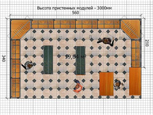 Торговые системы, острова и ресепшен для магазина женской одежды. Г. Тверь, Советская ул., д. 13, фото 4