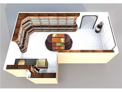 Проект расстановки торгового оборудования для магазина по продаже алкоголя., фото 3