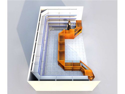 Стеллажи и прилавки для ликёро-водочного магазина. Г. Москва, Ломоносовский просп, д. 29, к. 2, фото 7