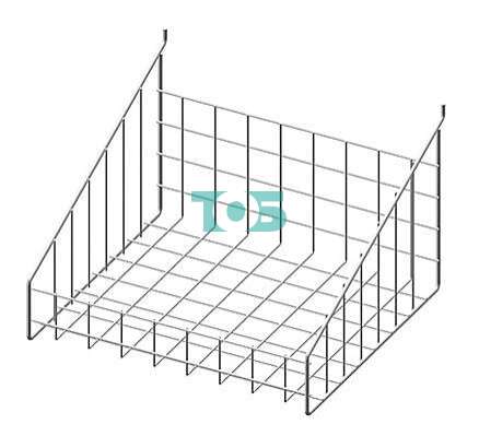 Корзина-накопитель ПК.П.03 для универсальной торговой стойки СТУ-1