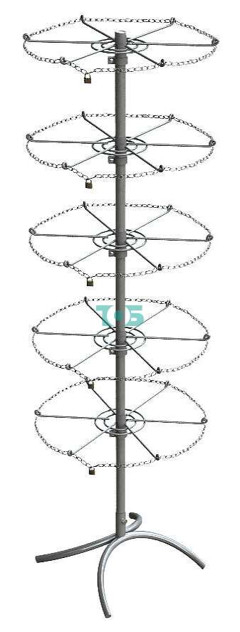 Стойка 6С-5 с вращающимися Солнышками закрытого типа. БЕЛАЯ
