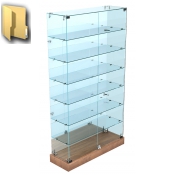 Низкие стеклянные витрины для продажи парфюмерии серии PERFUME