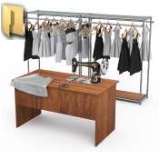 Торговое оборудование для пошива и ремонта одежды