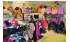 Изображение фотогаллереи №5 для раздела Разноцветные стеллажи со стеклянными полками для продажи детской одежды серии KIDS-ДО