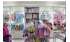 Изображение фотогаллереи №9 для раздела Разноцветные стеллажи со стеклянными полками для продажи детской одежды серии KIDS-ДО