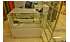 Изображение фотогаллереи №163 для раздела Торговая система ХРОМ (задняя стенка - зеркало) 3600 мм с прозрачными полками и поручнями