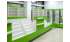 Изображение фотогаллереи №17 для раздела Витрины из ДСП с дверками для аптеки серии ЛАЙМ