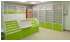 Изображение фотогаллереи №50 для раздела Витрины из ДСП с дверками для аптеки серии ЛАЙМ