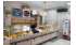 Изображение фотогаллереи №42 для раздела Торговые стеллажи для продажи хлеба серии BAKERY с нижней корзиной - накопителем и зеркальным фризом