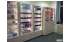 Изображение фотогаллереи №2 для раздела Стеллажи эконом-класса с дверками для магазина косметики