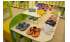 Изображение фотогаллереи №46 для раздела Разноцветные стеллажи с полками ДСП для продажи детской обуви серии KIDS-Shoes