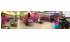 Изображение фотогаллереи №54 для раздела Пристенные разноцветные стеллажи со световыми коробами для магазина игрушек серии KIDS