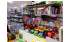Изображение фотогаллереи №70 для раздела Разноцветные стеллажи со тонированными полками для магазина игрушек серии KIDS