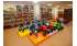 Изображение фотогаллереи №54 для раздела Разноцветные стеллажи со стеклянными полками для магазина игрушек серии KIDS