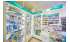 Изображение фотогаллереи №3 для раздела Низкие островные стеллажи для аптеки серии Голубой Горизонт