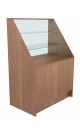 Торговый мебельный прилавок из ДСП со скошенным верхом ТМП-№7-1
