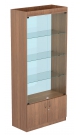 Недорогая витрина для магазина продуктов со стеклянными дверками НВДМП-8