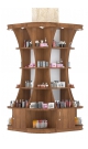 Островной высокий стеллаж вокруг колонны для продажи парфюмерии серии PERFUME №2