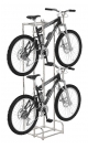 Торговый хромированный стеллаж для демонстрации и продажи двух велосипедов №2000-1-П