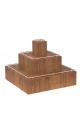 Пирамида квадратная из ДСП для магазина по продаже конфет и орехов NUT-ПР-ДСП-01