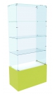 Стеклянная торговая витрина для аптеки первой линии ЛАЙМ-105