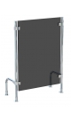 Защитный экран с тонир стеклом для ресепшена - административной стойки №2-600Т