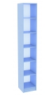 Стеллаж вертикальный с ячейками для магазина детской одежды ГОЛУБОЙ ГОРИЗОНТ №7-410
