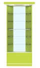 Аптечная витрина первой линии внешний угол с фризом серии СЭСП - ЛАЙМ №5-300-Ф