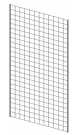 Решетка металлическая настенная белая для магазина посуды DISHES-РН-С04