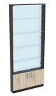Торговая витрина с 4-мя стеклянными полками 150x900 мм серии NEXT-4 №9-1 (З/C - СТЕКЛО)