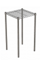 Хромированный стол Стиль №3-5 (1000х450х450)
