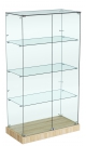 Стеклянная вертикальная витрина Хит продаж №5 (закрытая, задняя стенка - стекло)