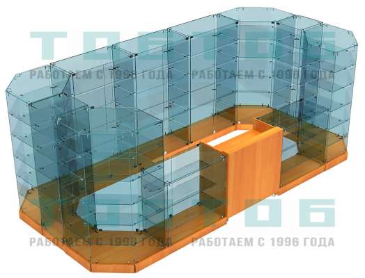 Торговый стеклянный павильон Абсолют №14а (закрытый) (8, 56 кв.м)