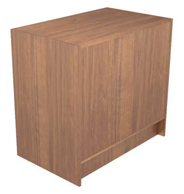 Торговый мебельный прилавок прямоугольный с каркасом из ДСП ТМП-№1