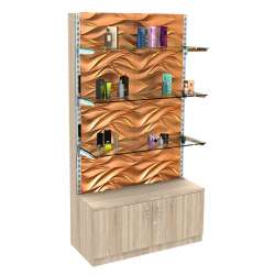 Стеллажи с искусственным камнем для магазина украшений серии DECOR
