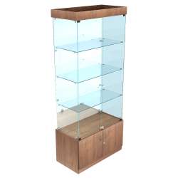 Витрины с зеркальной стенкой для магазина украшений серии DECOR