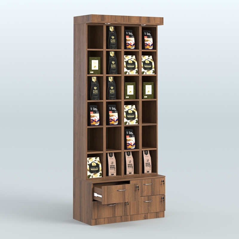 Витрины для чая и кофе