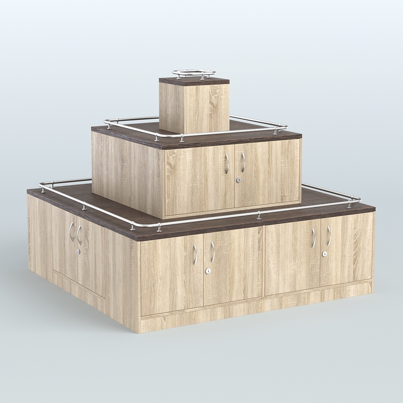 Островки-пирамиды для торговых центров