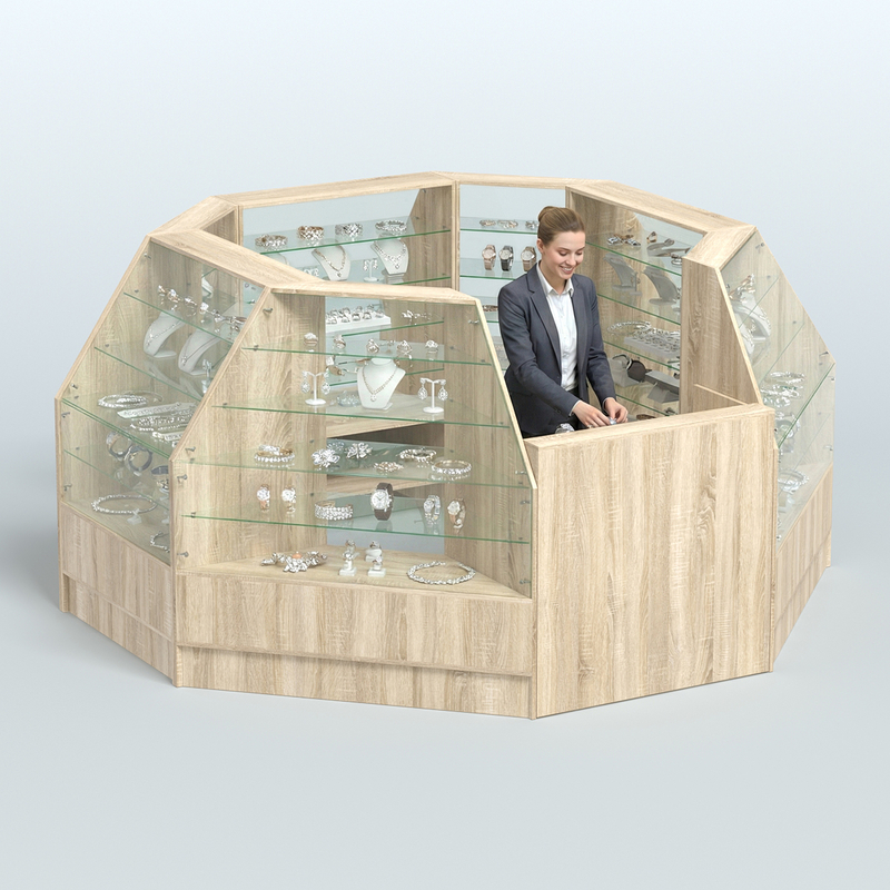 Низкие торговые островки серии Алмаз