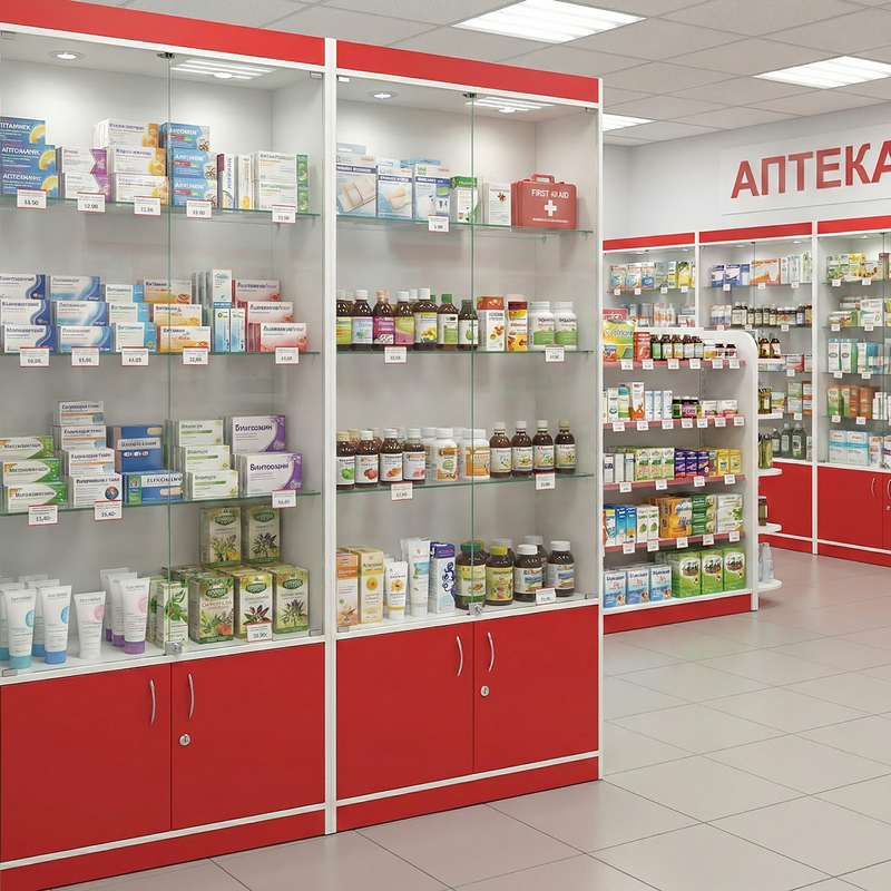 Торговое оборудование для аптек
