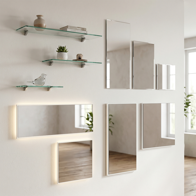 Изделия из стекла и зеркала