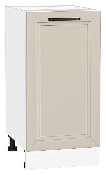 Шкаф нижний с 1-ой дверцей Нео Cream Silk/Белый 816*400*480