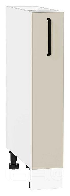 Шкаф нижний бутылочница Нео Cream Silk/Белый 816*150*480