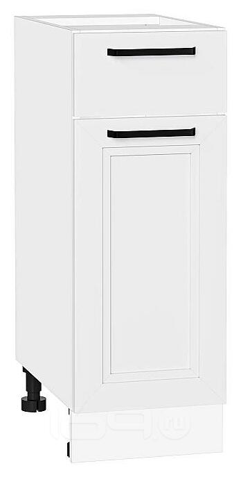 Шкаф нижний с 1-ой дверцей и ящиком Нео White Silk/Белый 816*300*480