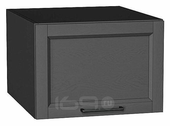 Шкаф верхний горизонтальный глубокий Сканди Stormy Silkwood/Graphite 358*500*576