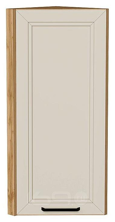 Шкаф верхний торцевой Нео Cream Silk/Дуб Вотан 920*300*306