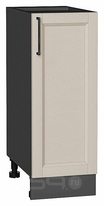Шкаф нижний с 1-ой дверцей Сканди Cream Silkwood/Graphite 816*300*480